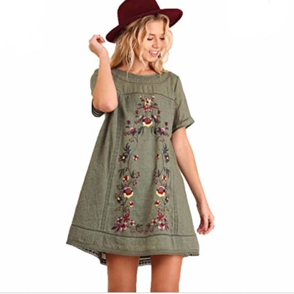 Umgee Dresses & Skirts - Umgee Embroidered Boho Dress